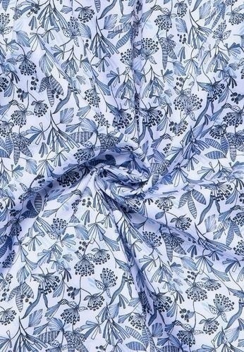Bild von COMFORT FIT Hemd in blau bedruckt
