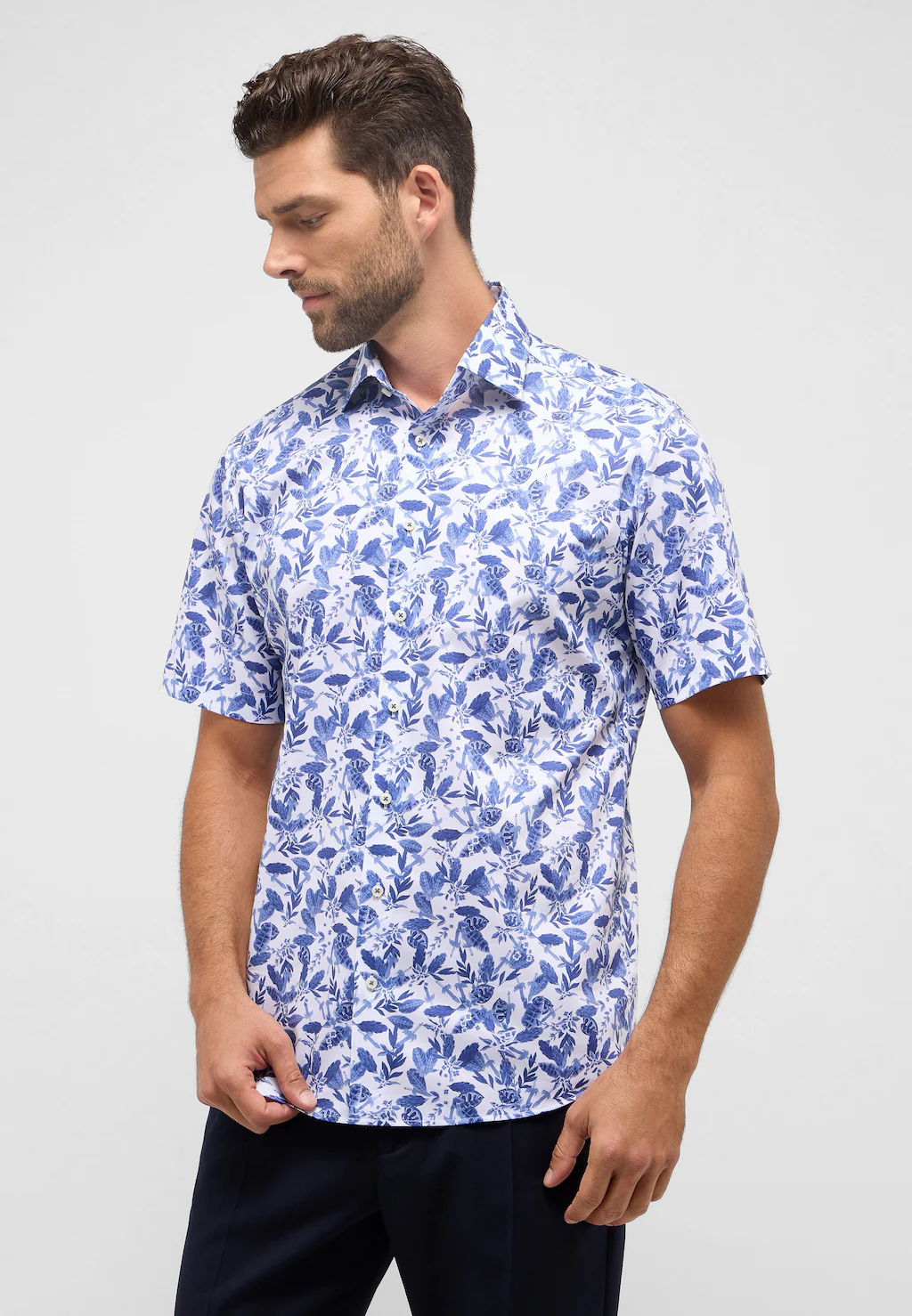 Bild von Eterna Kurzarmhemd "MODERN FIT", NON IRON (bügelfrei)