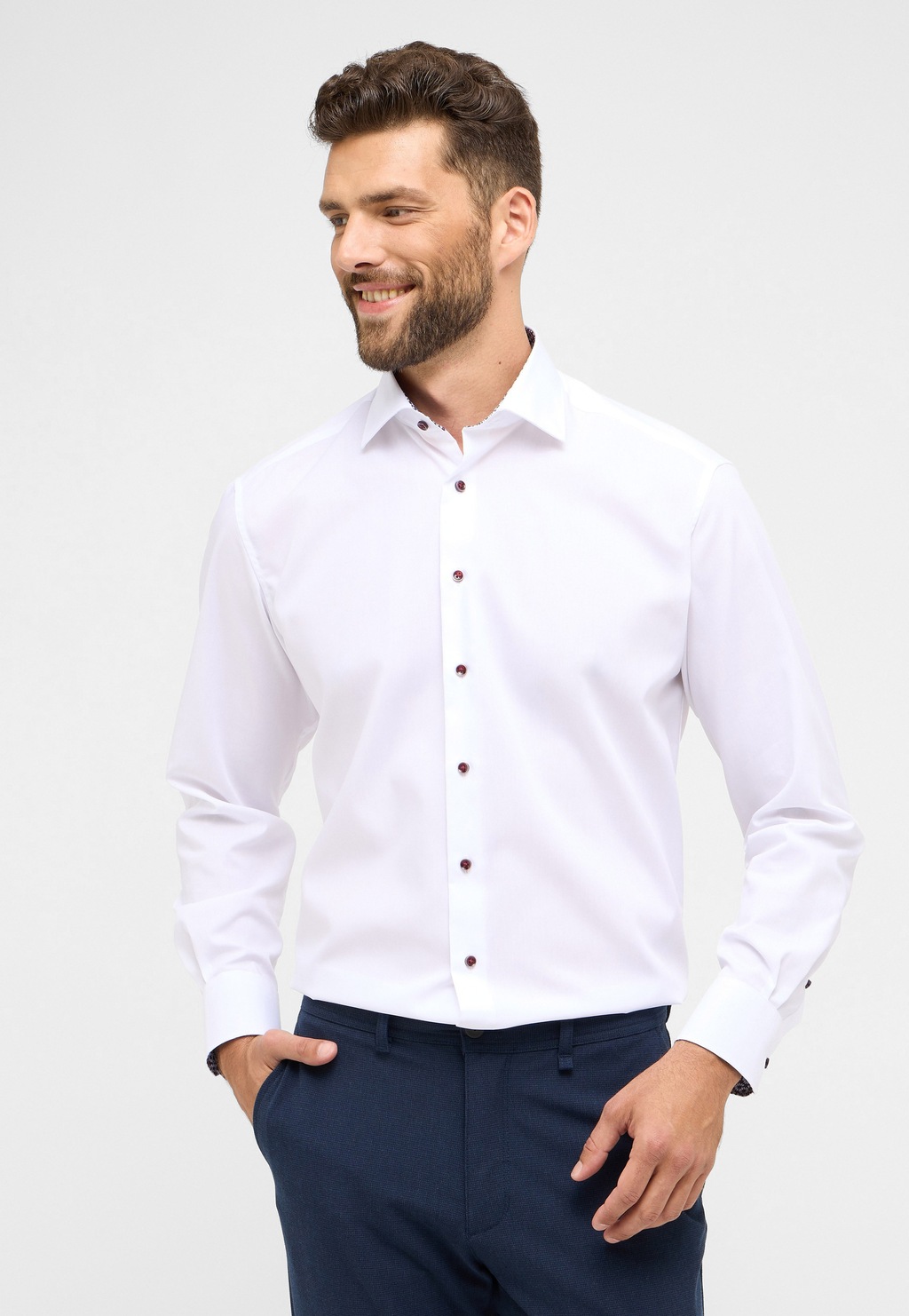 Bild von COMFORT FIT Original Shirt in weiß unifarben