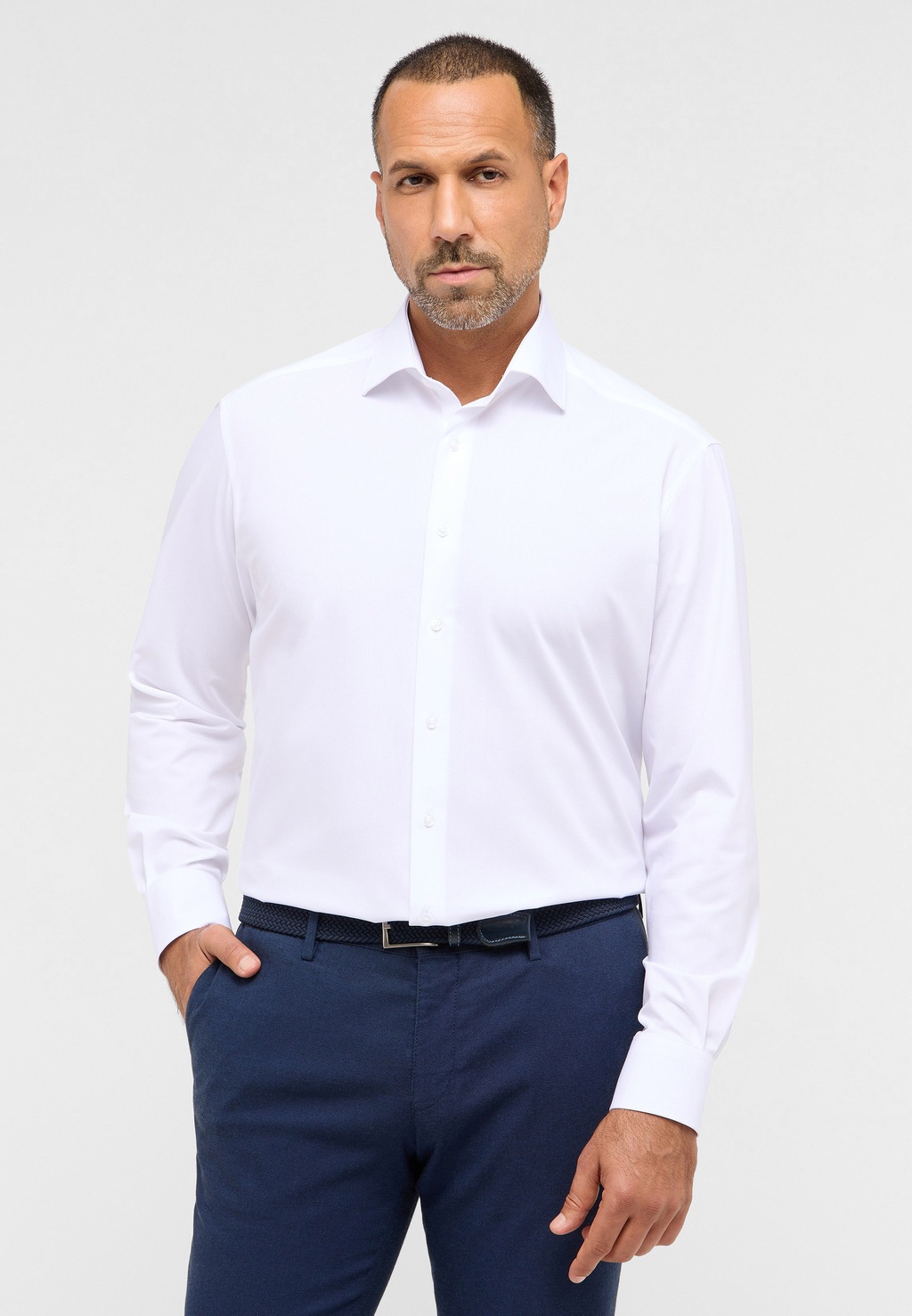 Bild von COMFORT FIT Performance Shirt in weiß unifarben