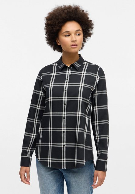 Bild von Hemdbluse in schwarz kariert