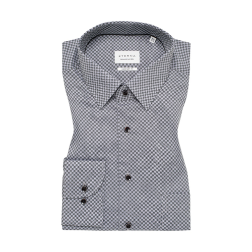 Bild von ETERNA Herren Baumwollhemd Comfort FIT 1/1 grau