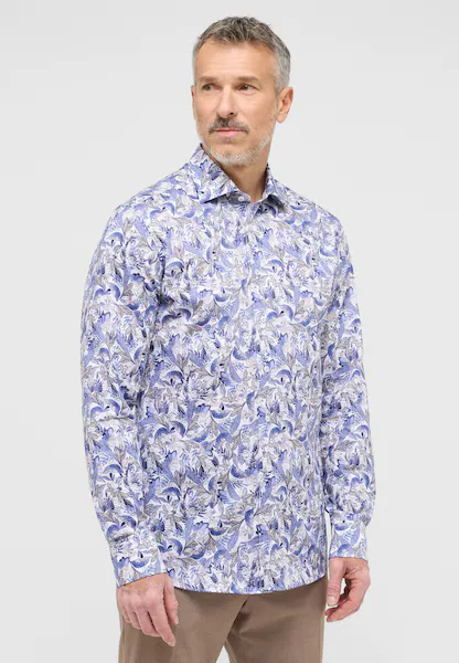 Bild von SLIM FIT Hemd in hellblau bedruckt