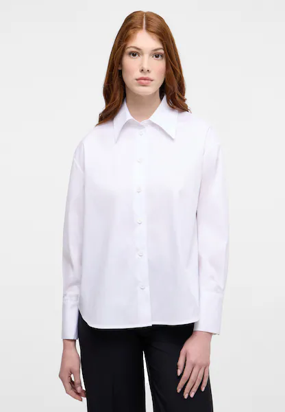 Bild von Signature Shirt Bluse in weiß unifarben