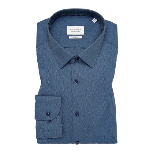 Bild von SLIM FIT Hemd in anthrazit – ETERNA Herren Baumwollhemd