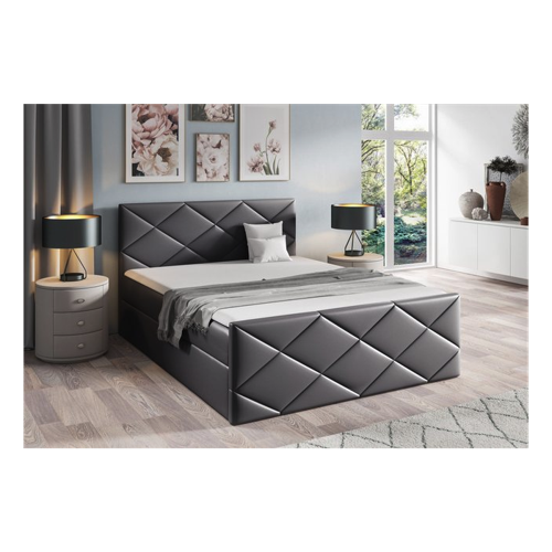 Bild von Schlaffabrik Boxspringbett HERKULES (Madryt 980) mit Matratze und Topper