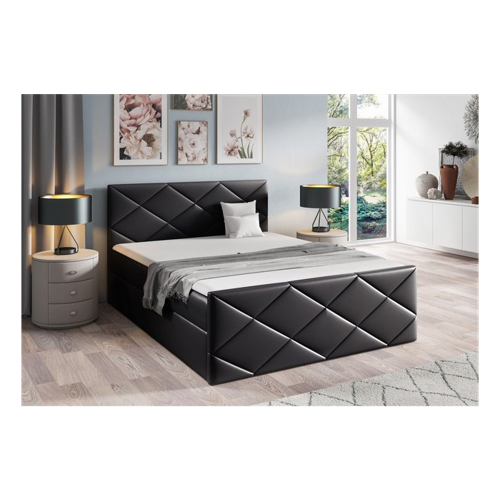 Bild von Schlaffabrik Boxspringbett HERKULES (Madryt 9100) – Inkl. Matratze, Topper und Stauraum