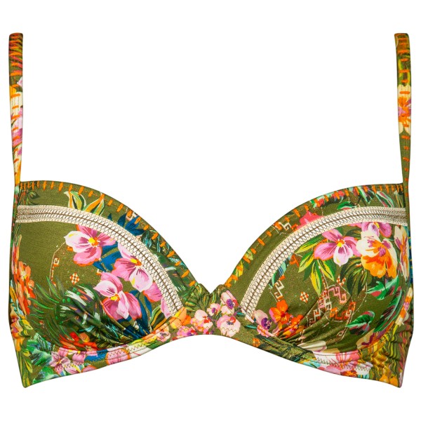 Bild von Watercult - Women's Sunset Florals Bikini Top 7374 - Bikini-Top Gr 42 - E oliv