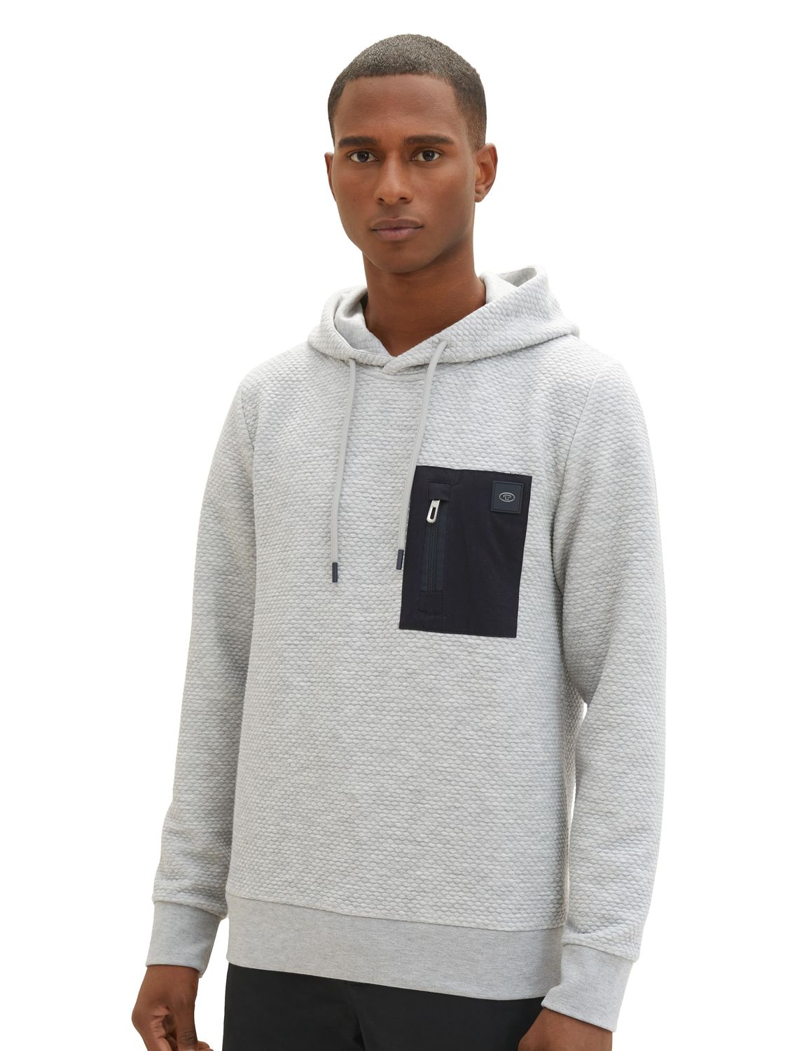 Bild von Tom Tailor Herren Kapuzenpullover QUILTED HOODIE - Regular Fit