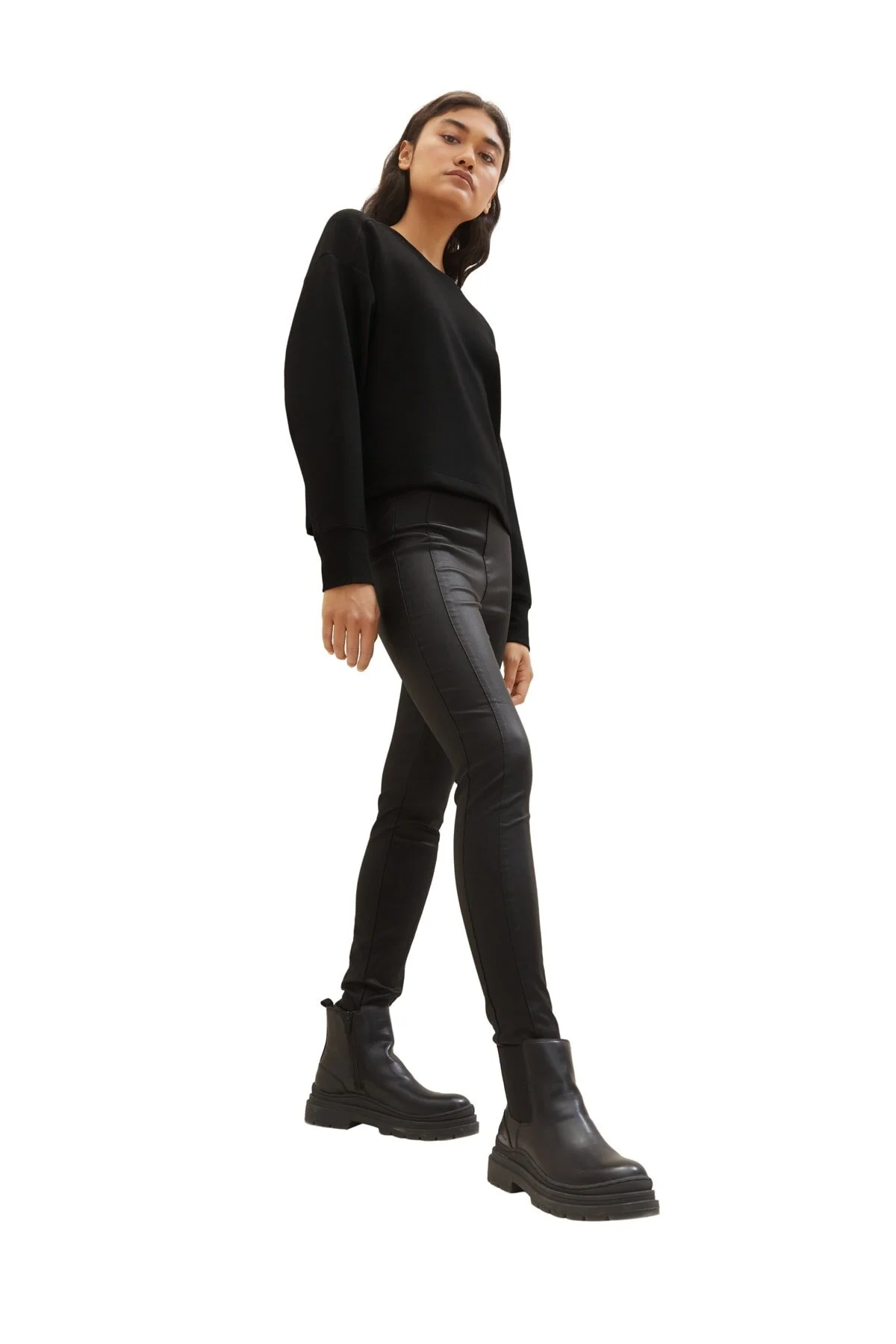 Bild von Tom Tailor Denim Hose /mädchen Beschichtete Leggings für Damen - XS