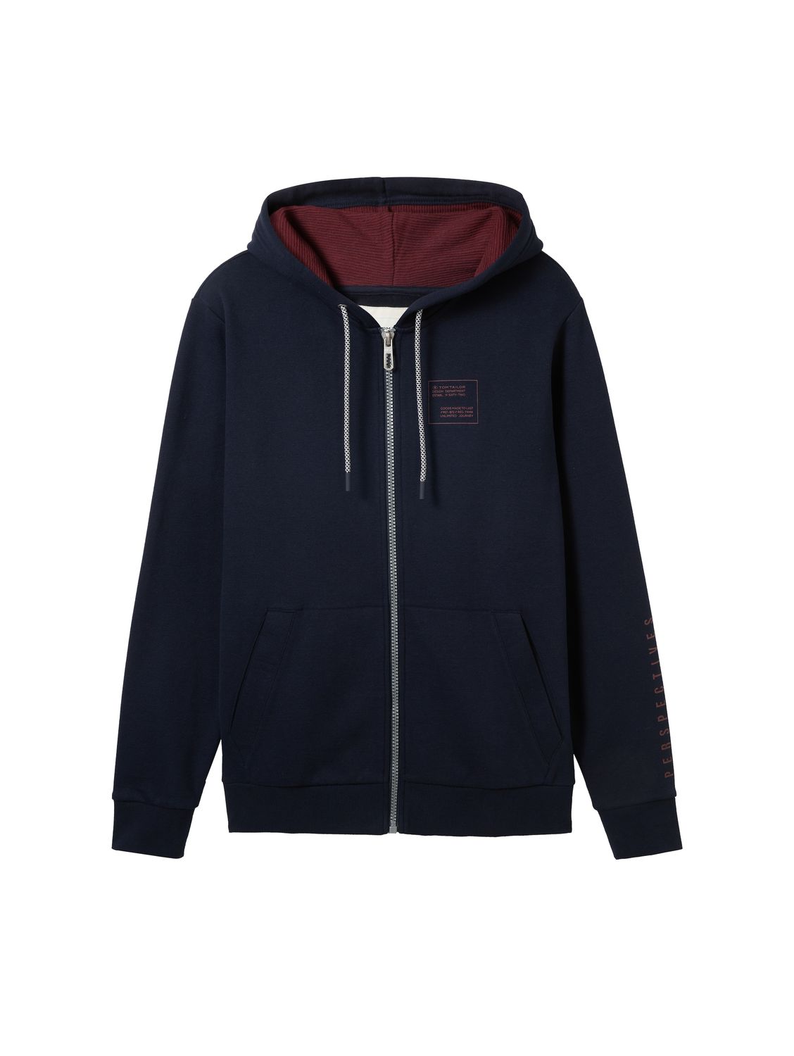 Bild von Tom Tailor Herren Kapuzenpullover ZIP BASIC - Regular Fit