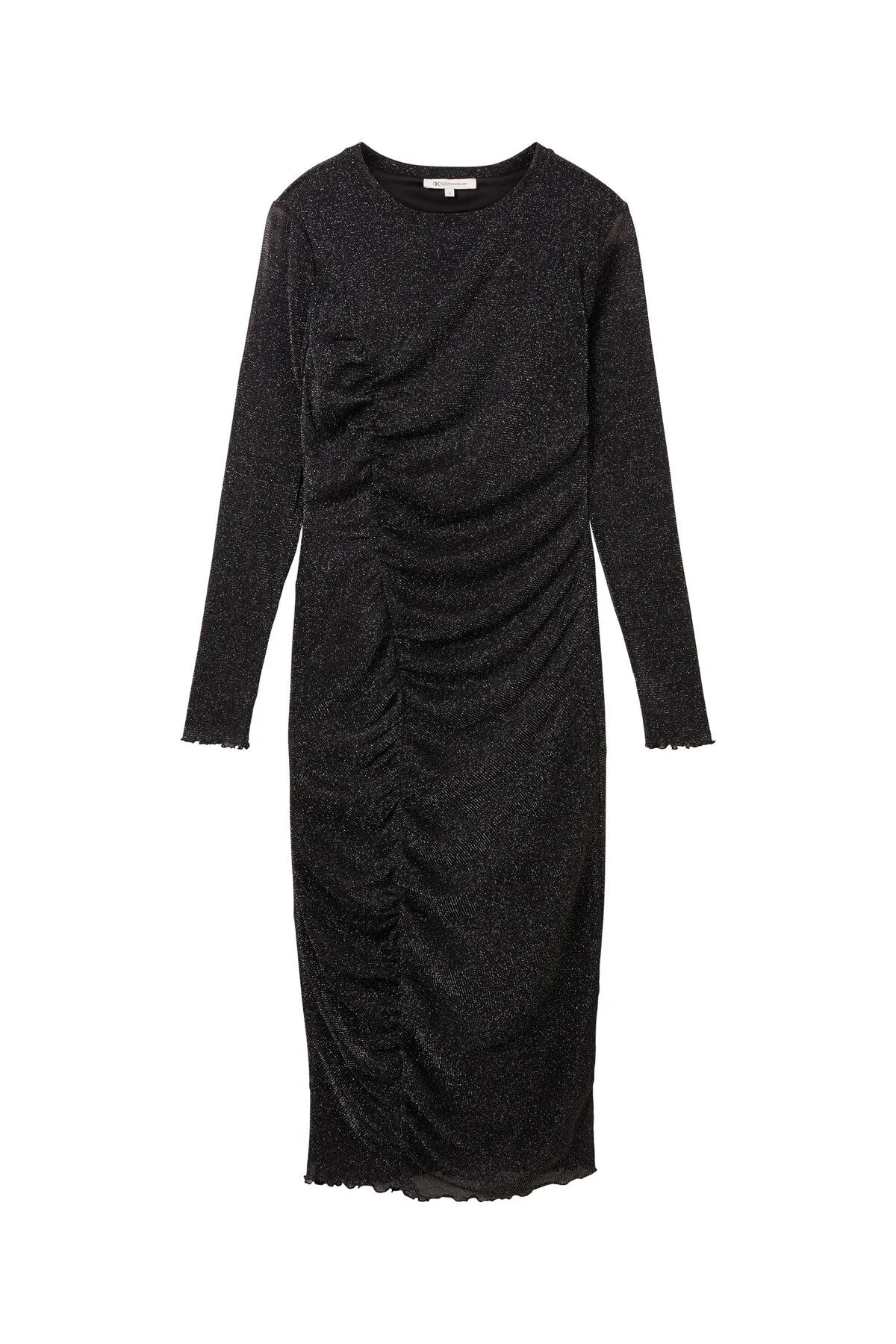 Bild von Tom Tailor Denim Kleid /mädchen Schwarz Glitzernd für Damen - S