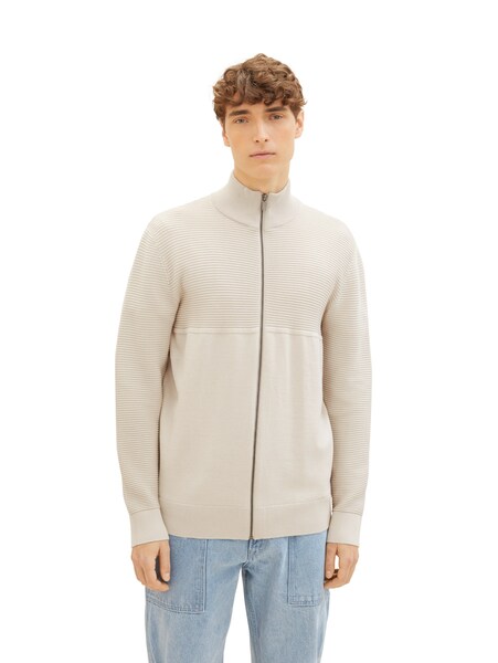 Bild von TOM TAILOR Denim Strickjacke, mit Stehkragen und Reißverschluss