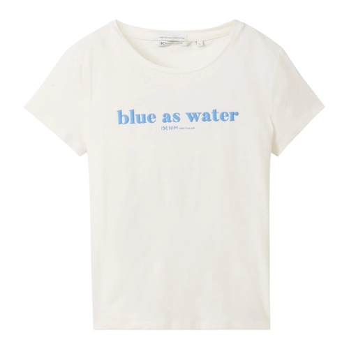 Bild von Tom Tailor Denim Bedrucktes Basic-T-Shirt für Damen - XL