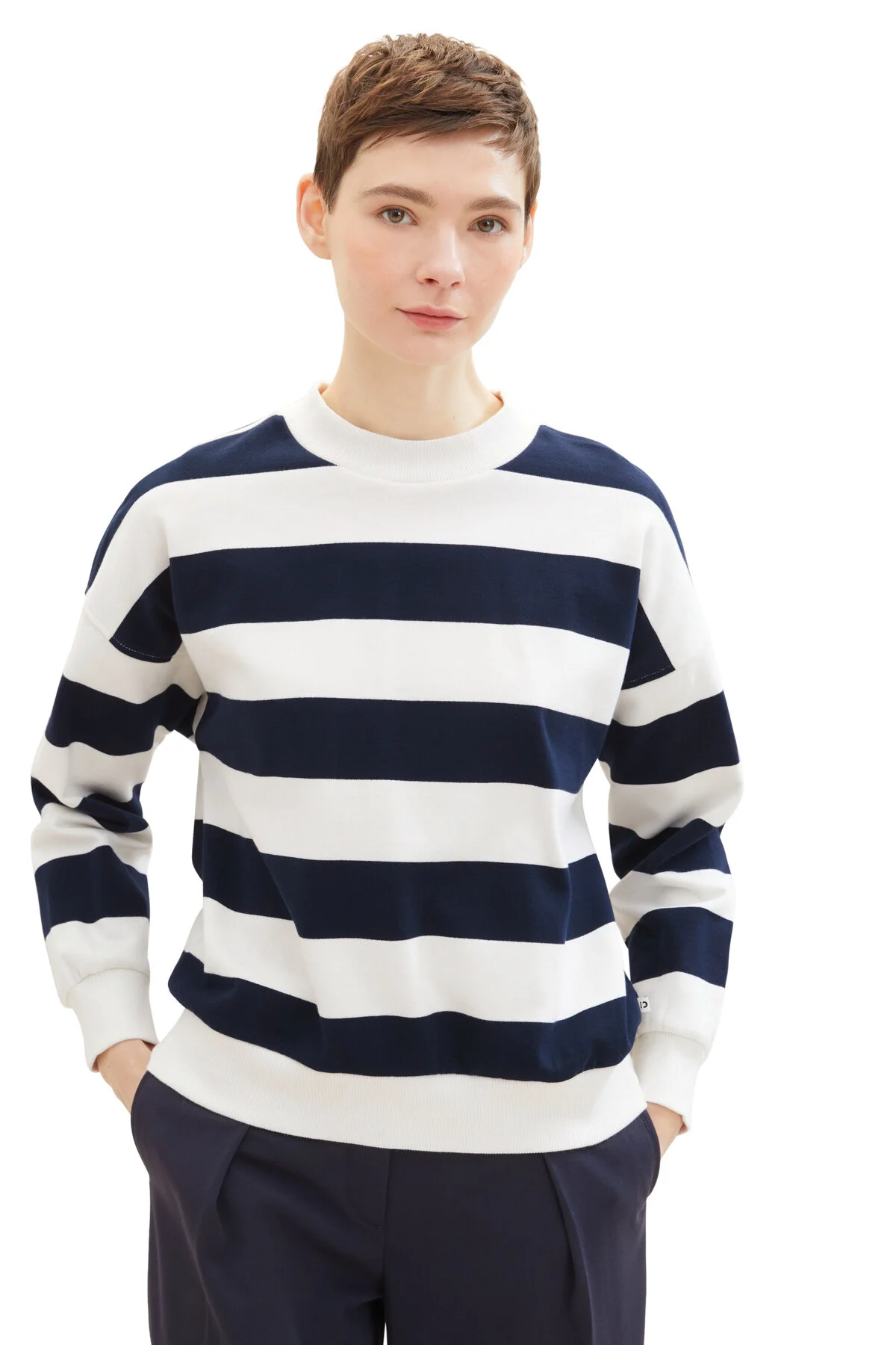 Bild von Tom Tailor Denim Pullover Mit Rundhalsausschnitt für Damen - 2XL