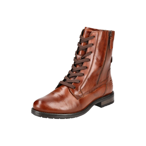 Bild von Elegante Bagatt Stiefelette in Braun mit Blockabsatz für Damen