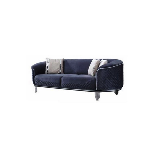 Bild von JVmoebel 3-Sitzer Blaues Luxus Designer Textilsofa