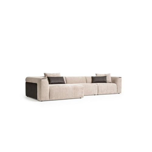 Bild von JVmoebel Ecksofa Moderne Beige - Luxuriöse Polstercouchen für Ihr Zuhause