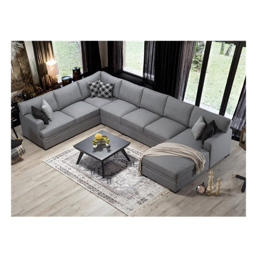 Bild von JVmoebel Ecksofa Modern Design Möbel Sofa U-Form Grau