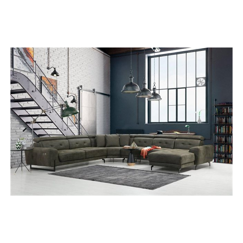 Bild von JVmoebel Ecksofa U-Form – Modernes Wohnzimmermöbel