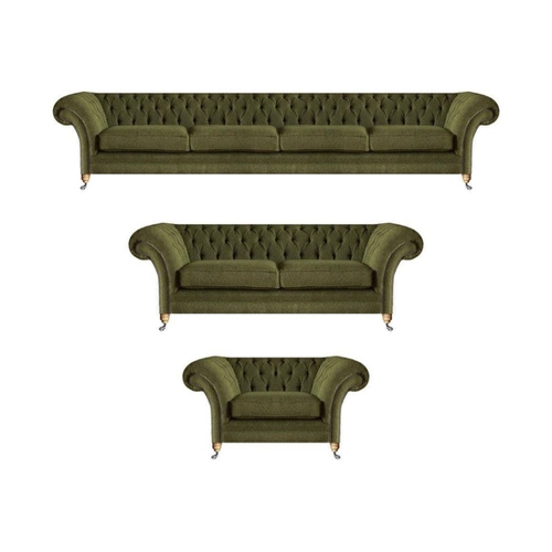 Bild von JVmoebel Chesterfield-Sofa Modern Komplett Polstermöbel Set 3tlg