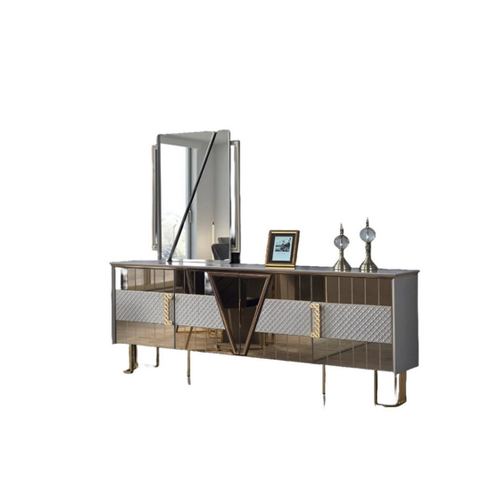 Bild von Xlmoebel Anrichte Neue luxuriöse Esszimmermöbel mit modernem Sideboard und Spiegel