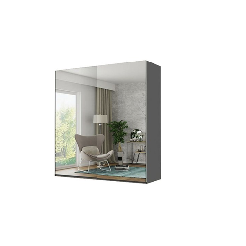 Bild von Xlmoebel Kleiderschrank Spiegel Holz Schlafzimmer Schwebetürenschrank (1-St.)
