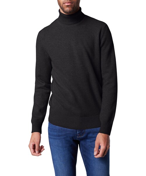 Bild von pierre cardin Pullover, Wollanteil, Rollkragen, für Herren, blau, XL