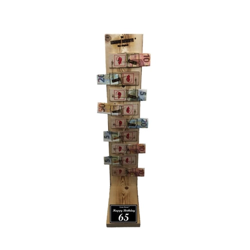 Bild von Eiserne Reserve® Geschenkbox 65 Happy Birthday - Eiserne Reserve Mausefalle Deluxe 9er Geldgeschenk