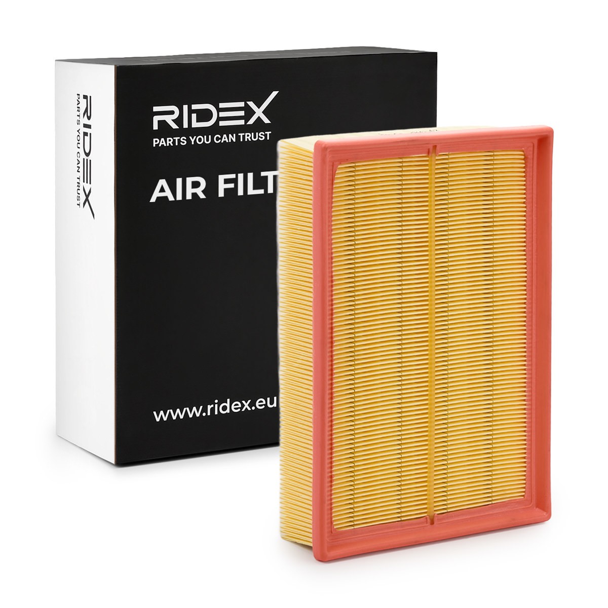 Bild von RIDEX 8A1814 Luftfilter Motorluftfilter, Filter für Luft 62,3 202 291 Filtereinsatz RENAULT: MASTER 3 Kasten, MASTER 3, MASTER 3 Bus