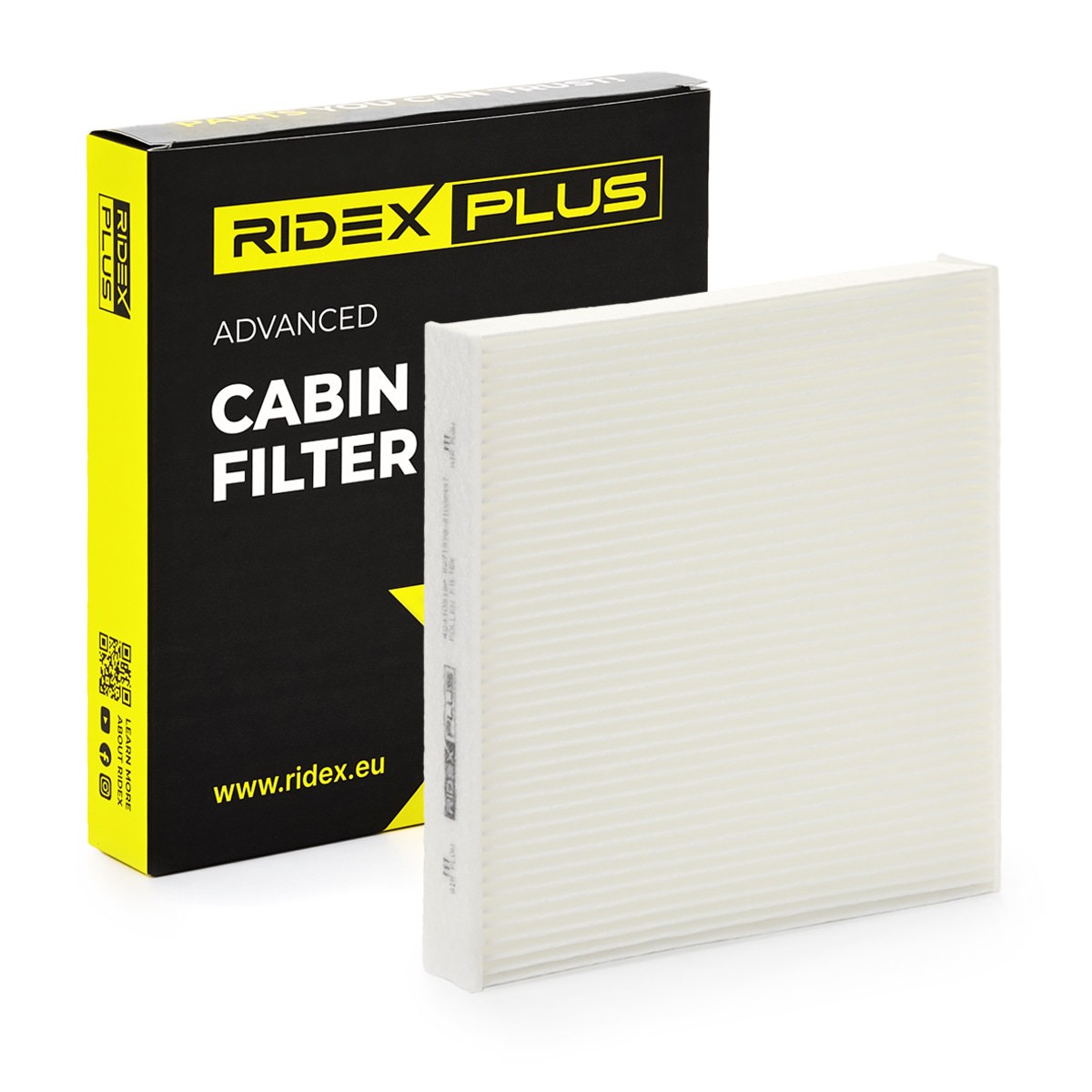 Bild von RIDEX PLUS 424I0318P Innenraumfilter Filter, Innenraumluft, Pollenfilter, Mikrofilter Partikelfilter 216 200 35 RENAULT: Clio 4, Captur, Captur II