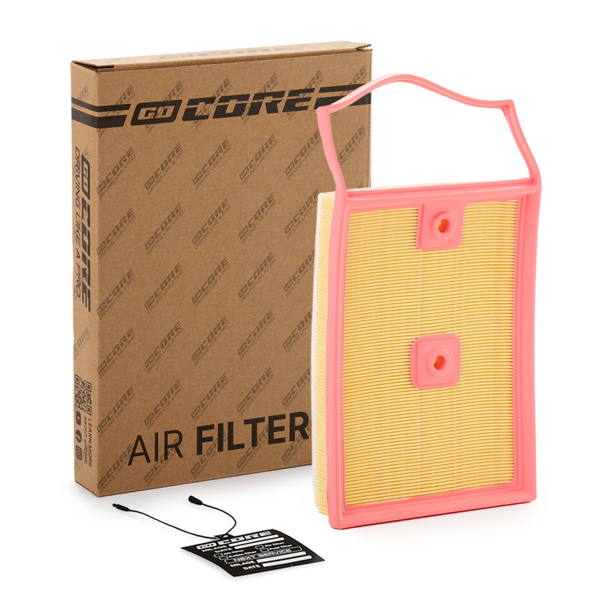 Bild von goCORE GCH0246 Luftfilter 43 206 273 rechteckig Filtereinsatz mit Vorfilter SKODA: Fabia III Schrägheck, Fabia III Kombi, Rapid Spaceback