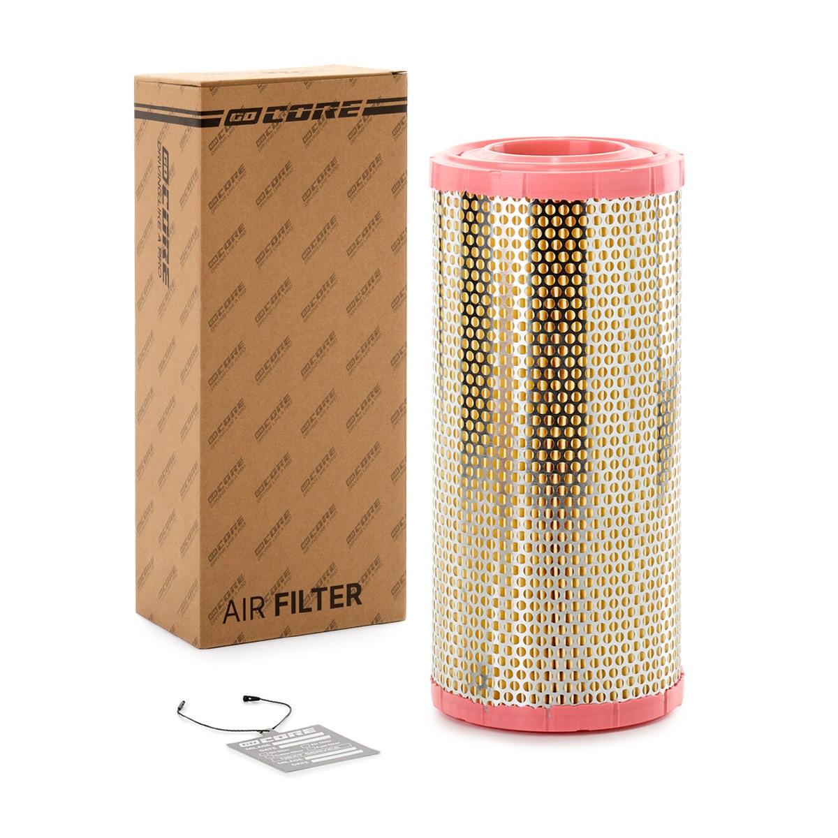 Bild von goCORE GCH0467 Luftfilter 344 155 zylindrisch Filtereinsatz mit integriertem Gitter IVECO: DAILY 2 Pritsche/Fahrgestell, DAILY 2 Kasten/Kombi