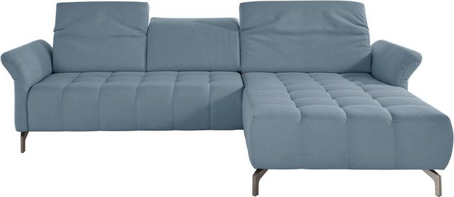 Bild von INOSIGN Ecksofa "Fresh L-Form", Federkern, wahlweise Kopfteilverstellung und motorischer Vorziehsitz