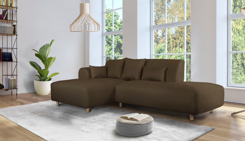 Bild von andas Ecksofa "Svennis L-Form", incl. Zierkissen, in 2 Bezugsvarianten