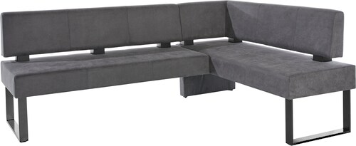 Bild von Home affaire Eckbank »Oliver«, mit Metallgestell, verschiedene Bezüge Cord, Kunstleder, Struktur