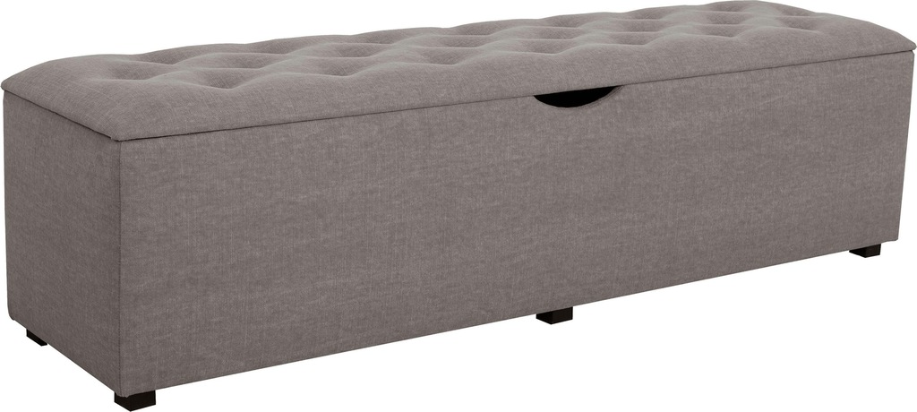 Bild von Places of Style Hockerbank "Knobbed", Hockerbank mit Stauraum, Breite 120 cm und 160 cm