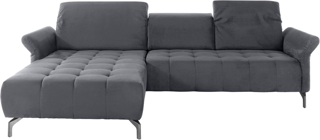 Bild von INOSIGN Ecksofa "Fresh L-Form", Federkern, wahlweise Kopfteilverstellung und motorischer Vorziehsitz