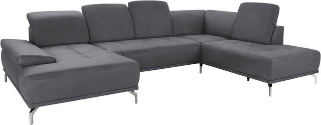 Bild von Places of Style Wohnlandschaft "Caluna U-Form", mit Sitztiefen- und Kopfteilverstellung