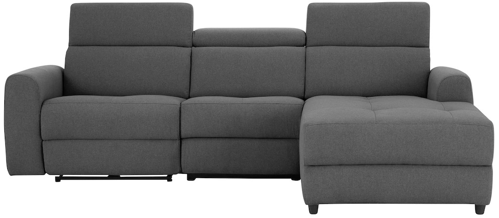 Bild von Home affaire Ecksofa "Sentrano, L-Form,", 275 cm, man. o. elektr. Relaxfunktion und USB/Kopfverstellung