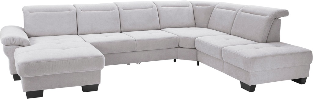Bild von Places of Style Wohnlandschaft "Cornwall U-Form", inkl. Sitztiefenverstellung, wahlweise mit Bettfunktion