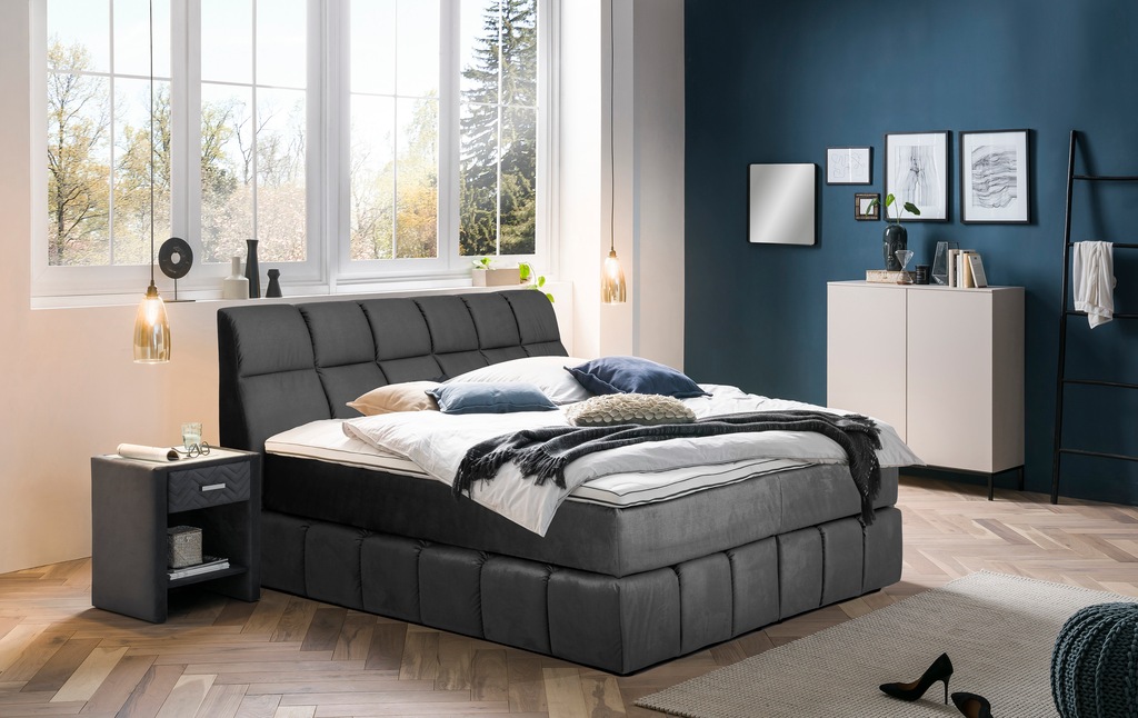 Bild von Places of Style Boxspringbett »Paxton«, Neue Toppervarianten!