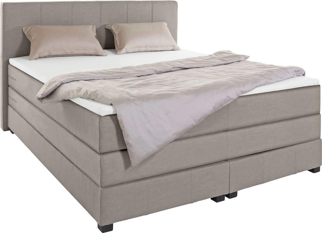 Bild von OTTO products Boxspringbett "Peetu", Taschenfederkern-Matratze, in 4 Breiten und 4 Farben, incl. Topper