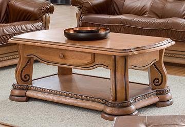 Bild von Home affaire Couchtisch "Grizzly", aus massiver Eiche, 134 cm breit