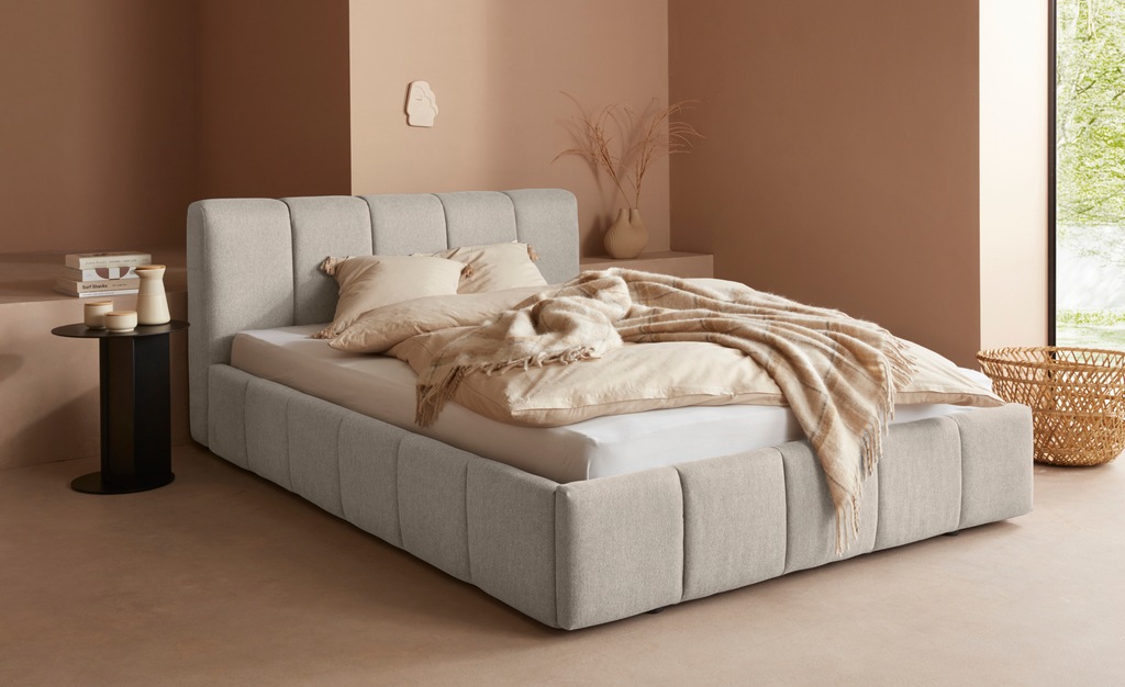 Bild von LeGer Home by Lena Gercke Polsterbett Maileen, in 5 Breiten und 3 Farben, incl. Rollrost