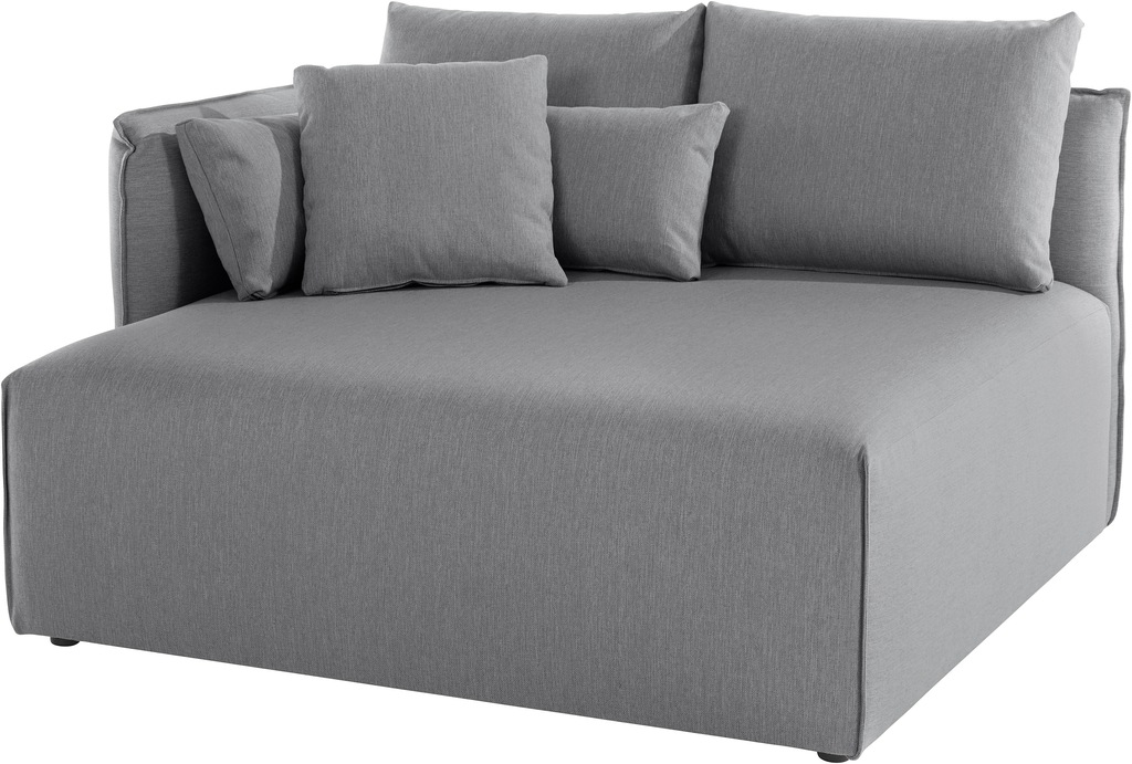 Bild von andas Ottomane "Nöre", kurzes Lounge-Modul - zum Zusammenstellen, Breite 138 cm, Tiefe 128 cm