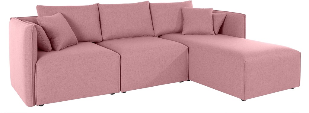 Bild von andas Ecksofa "Nöre", (3 Teile), zusammengesetzt aus Modulen, in vielen Bezugsqualitäten und Farben