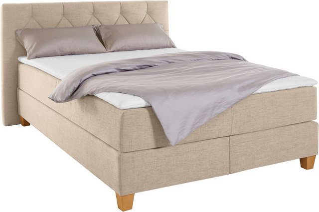 Bild von Guido Maria Kretschmer Home&Living Boxspringbett "Harmones", in 3 Breiten, Härtegrad auch im Mix mit je 1 Matratze in H2 und H3