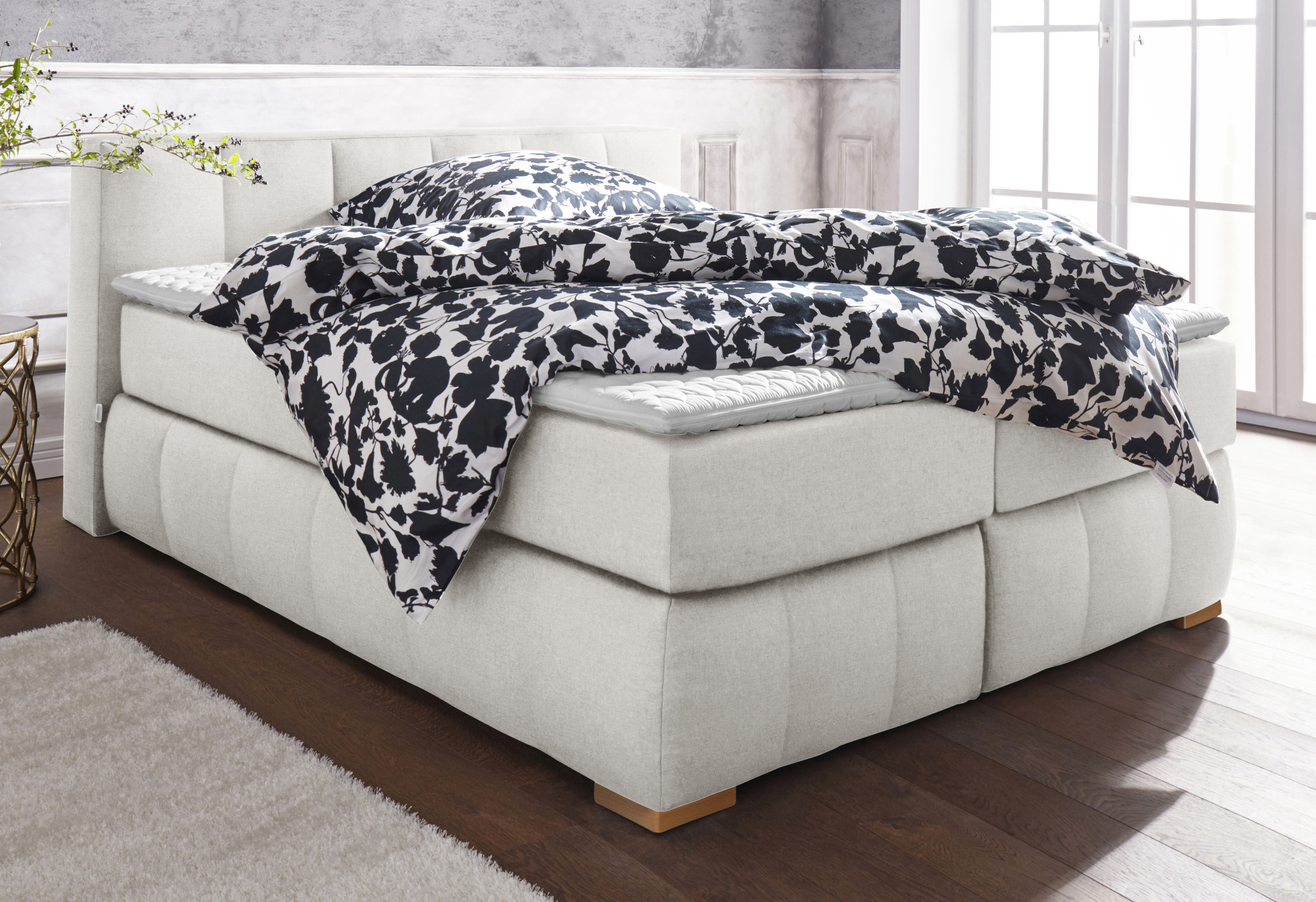 Bild von Guido Maria Kretschmer Home&Living Boxspringbett "Chelles", inkl. Kaltschaumtopper, in 5 Breiten und 3 Matratzenarten