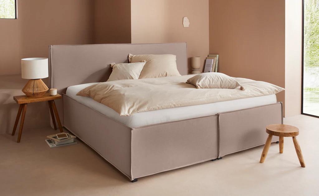 Bild von LeGer Home by Lena Gercke Polsterbett "Isaline", wahlweise ohne Matratze oder mit 3 Matratzenarten, Kopfteilhöhe 107 cm